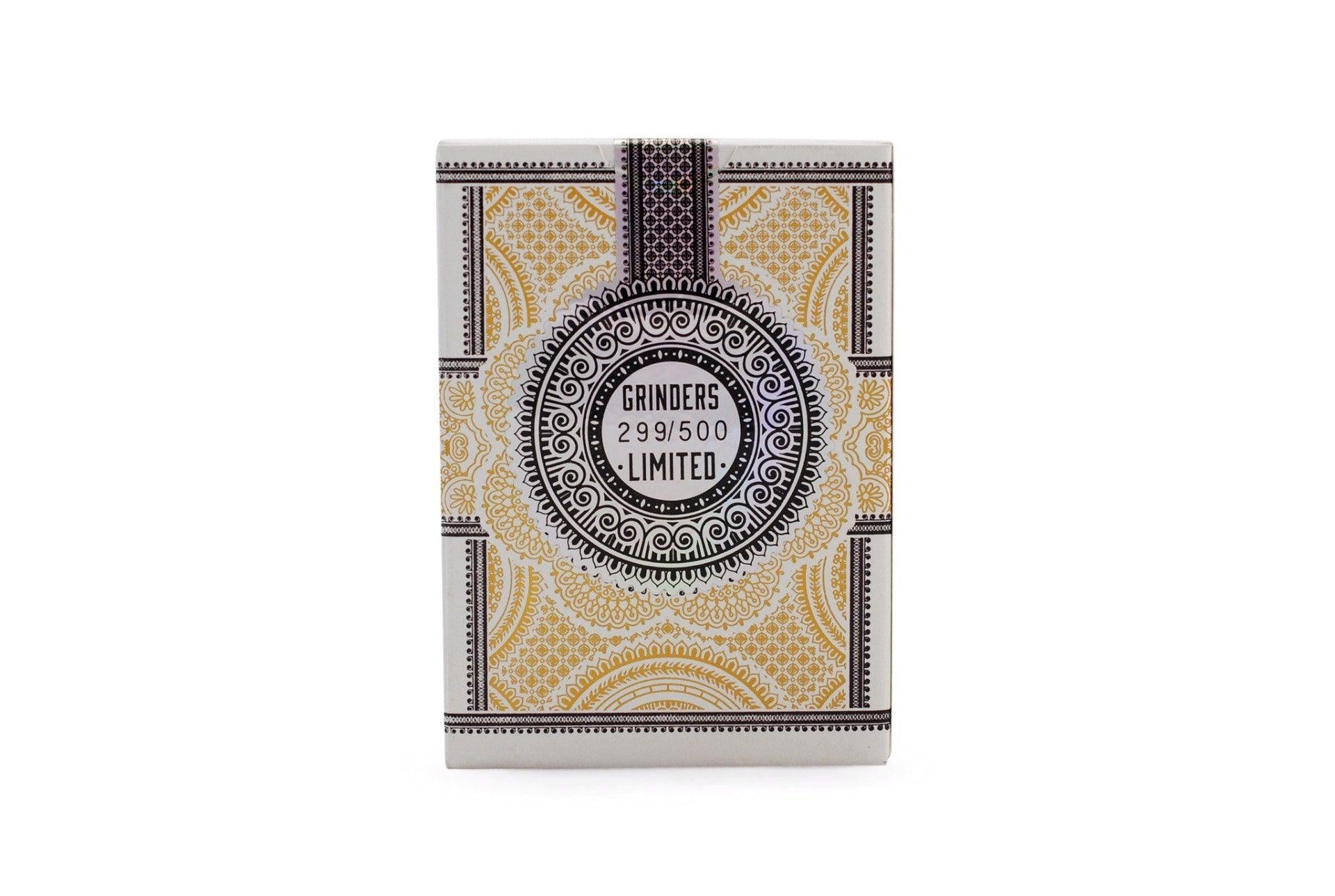 Premium White Gold Grinder - Limited Edition for Herbs & Spices | Perfect for Cooking, Baking & Crafting