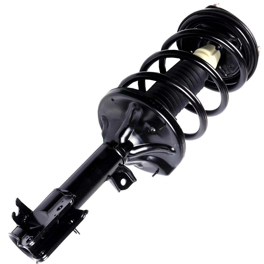 2001-2006 Hyundai Santa Fe Front & Rear Strut Assembly with Coil Springs - Complete Shock Absorber Kit (Part# 171436 344314 KFKGF) - Smooth Ride Replacement for Rough Roads & Daily Commuting