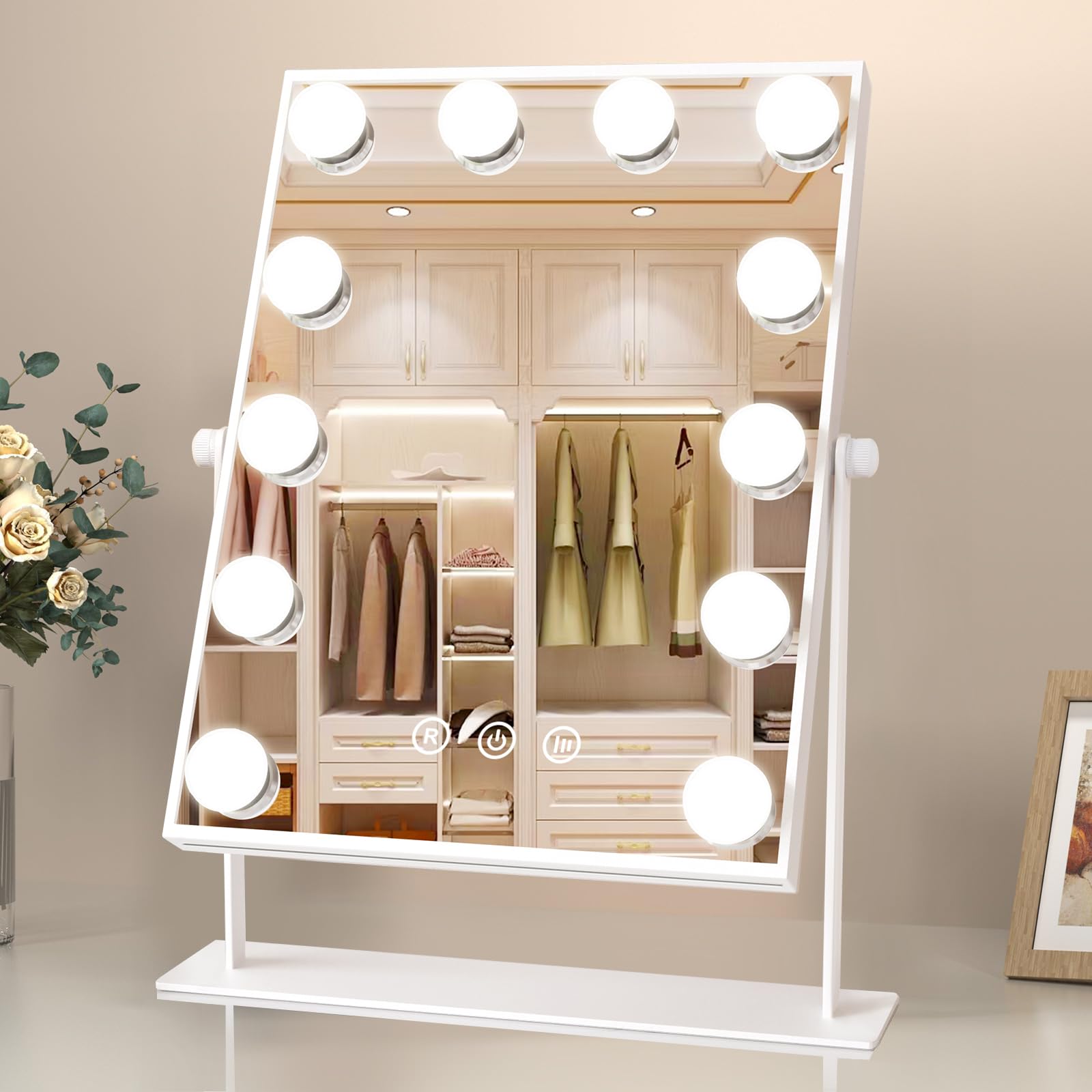 COSMIRROR Hollywood Vanity Mirror with Lights - 12