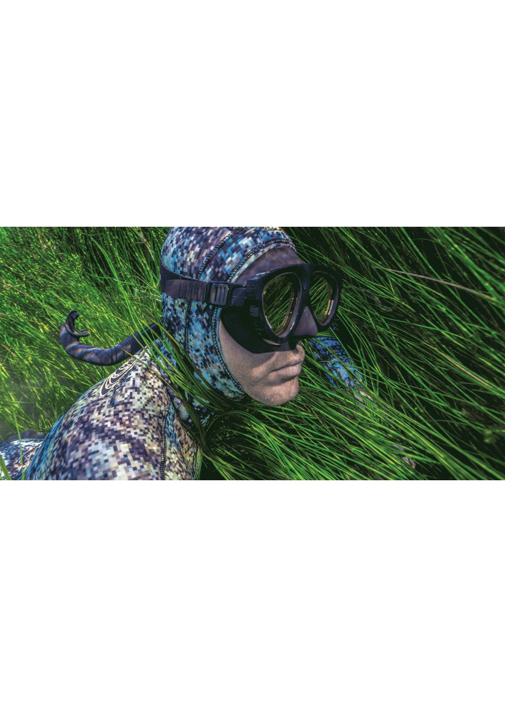 Riffe Mantis Dive Mask with Amber Lens - Perfect for Spearfishing, Scuba Diving & Underwater Photography