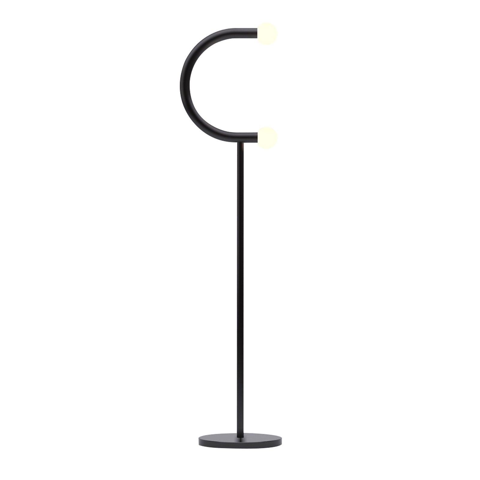 Modern C-Shaped Floor Lamp with Adjustable Height - Bright LED Reading Light for Living Room, Bedroom & Office - Stylish Home Decor Lighting Fixture