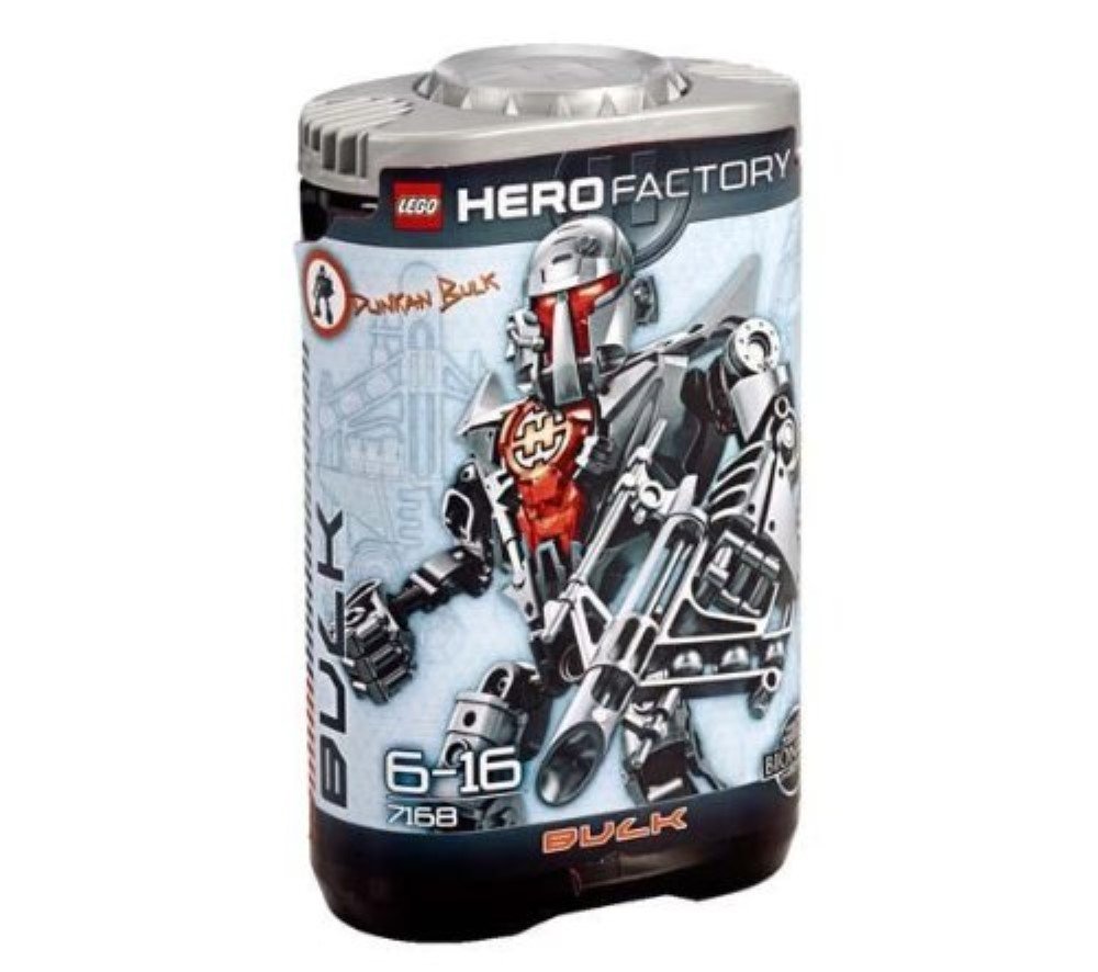 LEGO Hero Factory 7168 Duncan Bulk Building Set - Action Figure Toy for Kids & Collectors | STEM Learning, Creative Play & Gift Idea