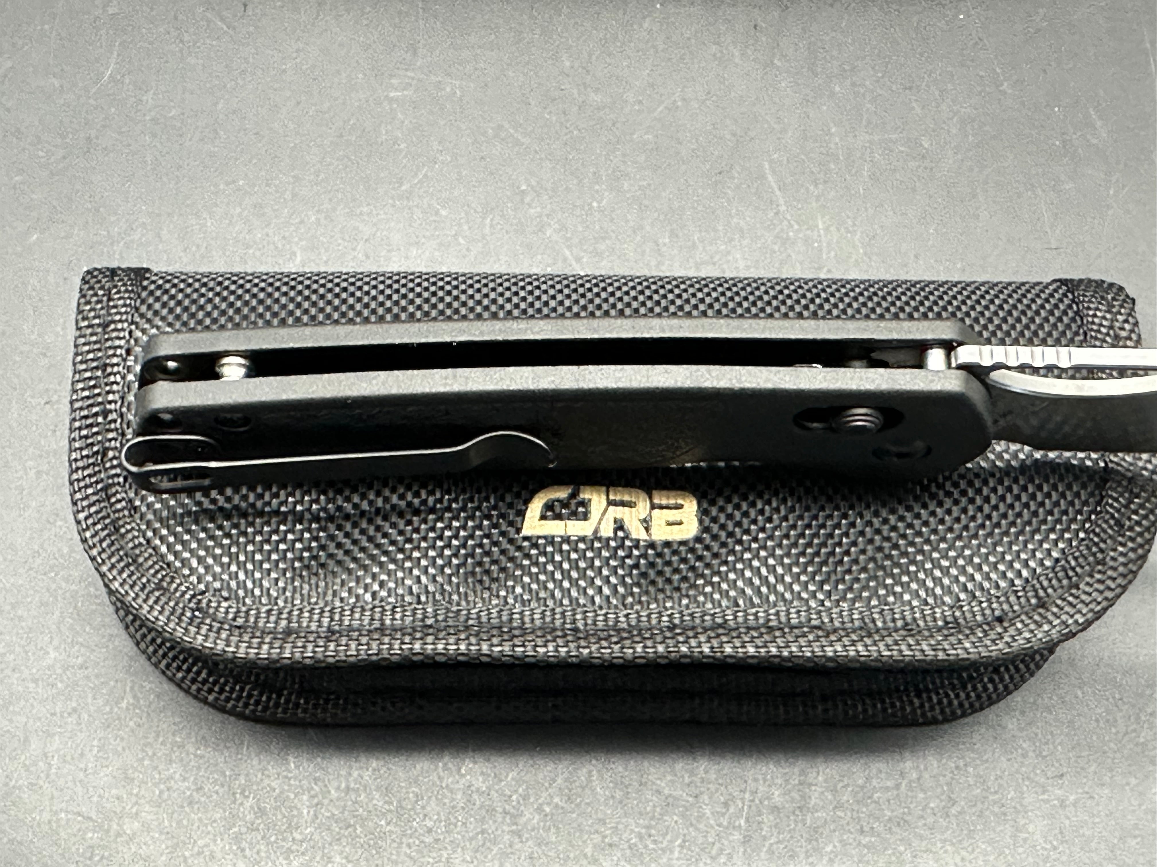 CJRB Acacia Folding Knife - Black FRN Handle, AR-RPM9 Steel, Plain Edge - EDC, Camping & Outdoor Survival Tool