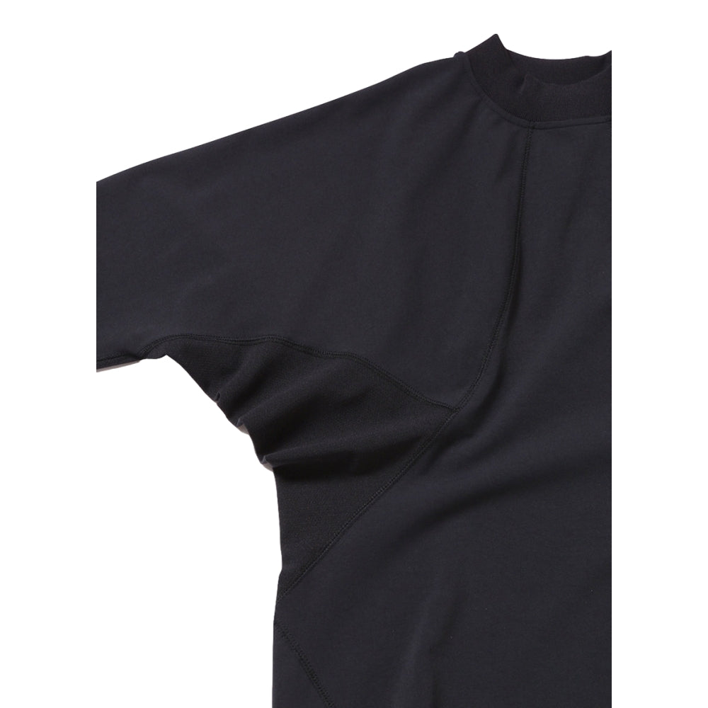 AND WANDER Women's Black Rash Guard - UPF 50+ Sun Protection Swim Shirt for Surfing, Swimming & Outdoor Activities