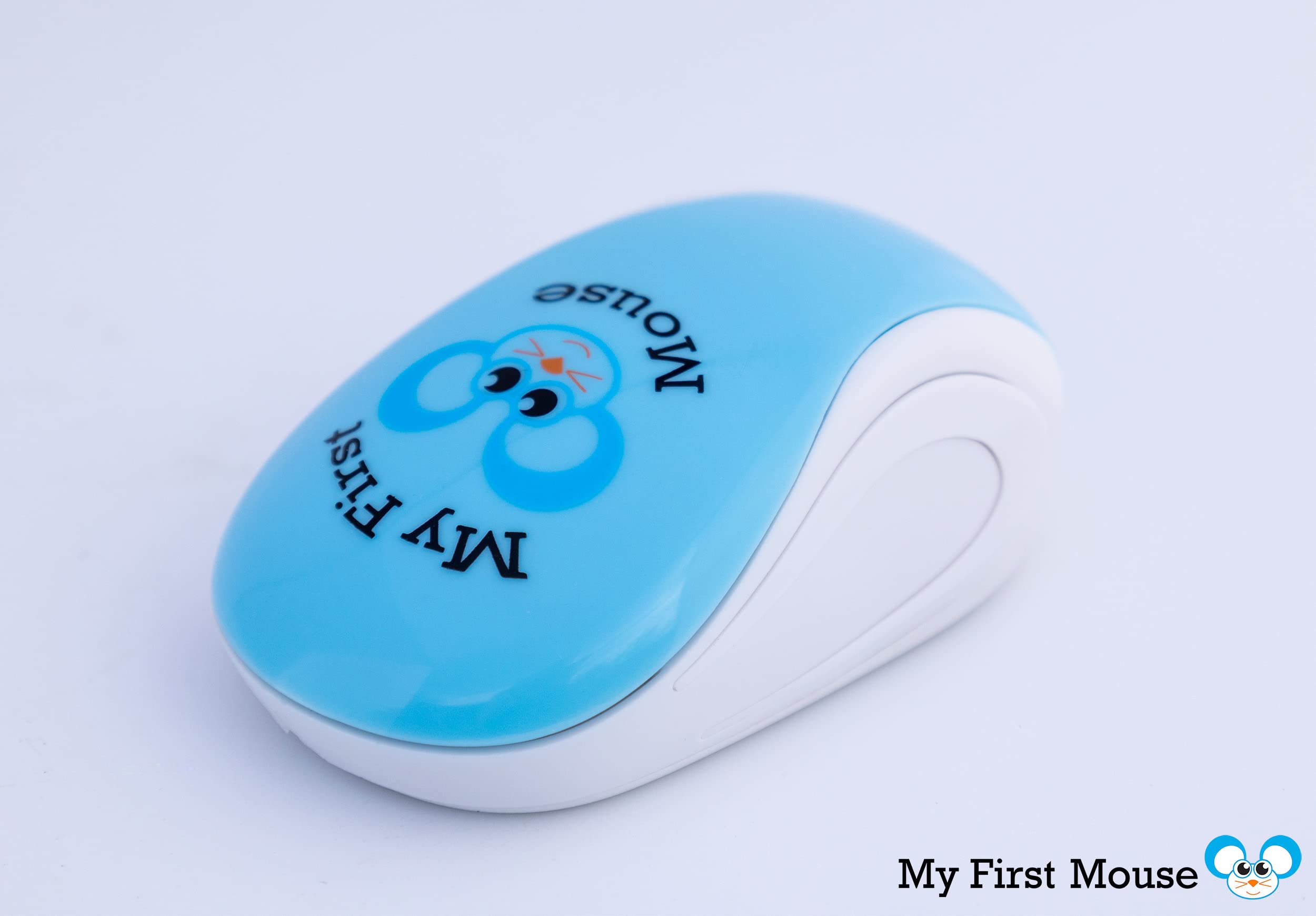 My First Mouse - Wireless Single Click One Button Mouse for Small Hands & Early Learners | Perfect for Kids, Educational Computer Games & Preschool Learning | Ideal for Home, School & Beginner Computer Use