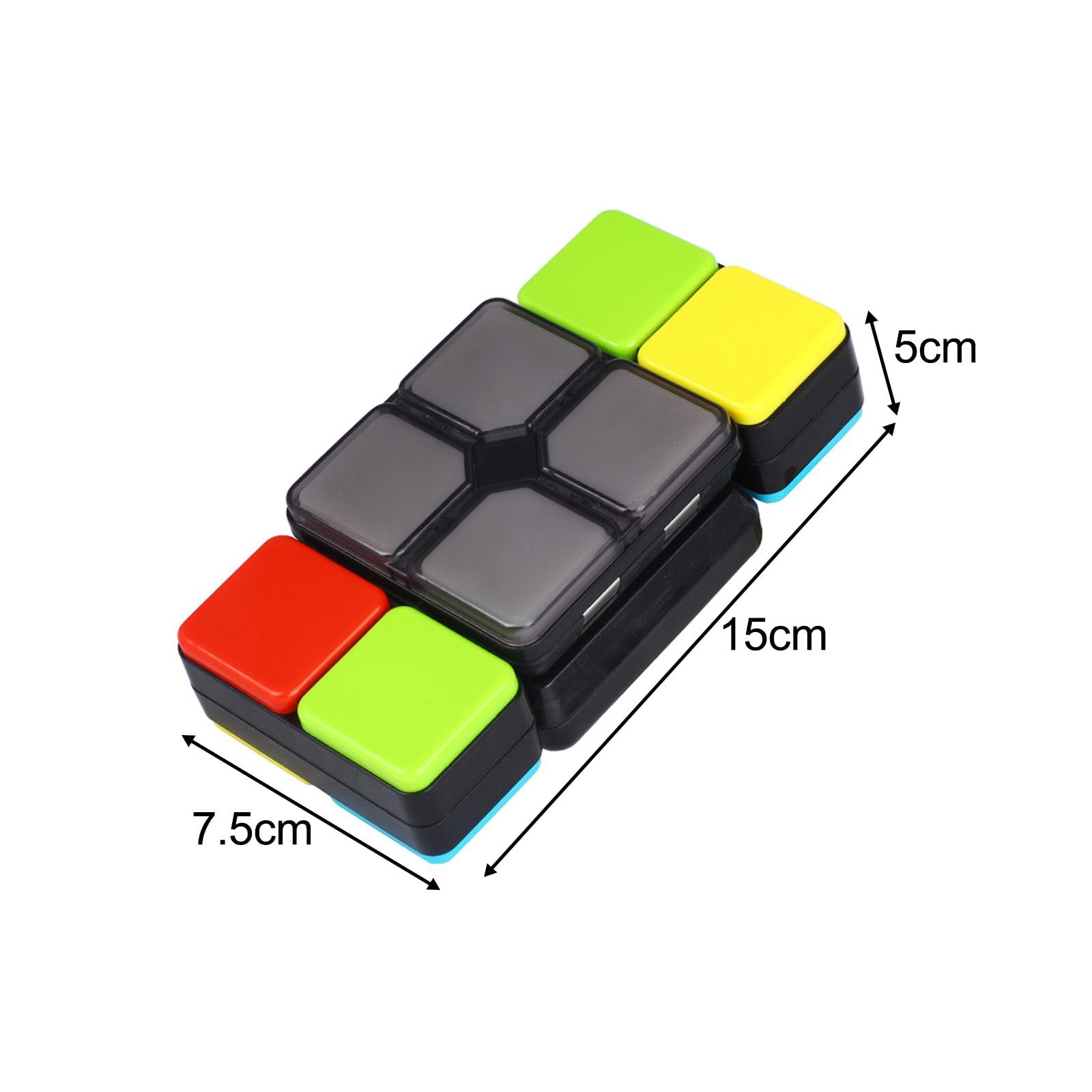 Amagogo LED Memory Game Cube - Electronic Brain Training Toy for Kids, Boys & Girls - Perfect for Family Game Nights & Educational Playtime