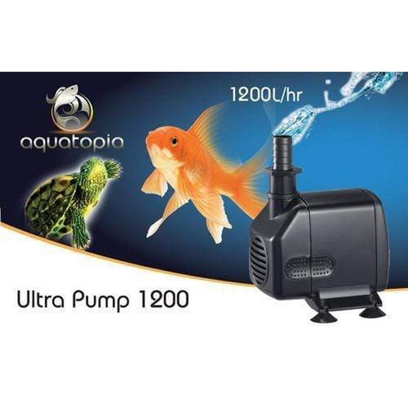 Aquatopia Ultra Pump 1200 - High Performance 1200L/H Submersible Water Pump for Aquariums, Ponds & Fountains | Perfect for Fish Tanks, Hydroponics & Water Features