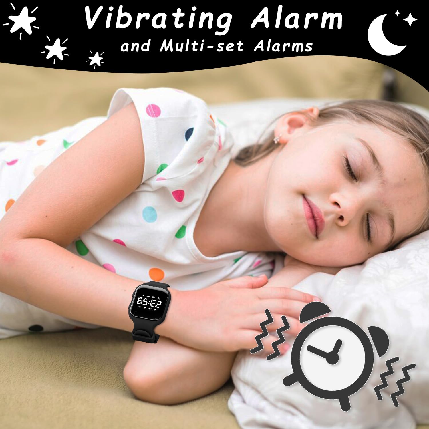 GOLDEN HOUR Kids Digital Sports Watch with Fitness Tracker, Alarm, Stopwatch - Waterproof No App Needed - Best Birthday Gift for Boys & Girls Age 4-12 - Perfect for School, Sports & Outdoor Activities
