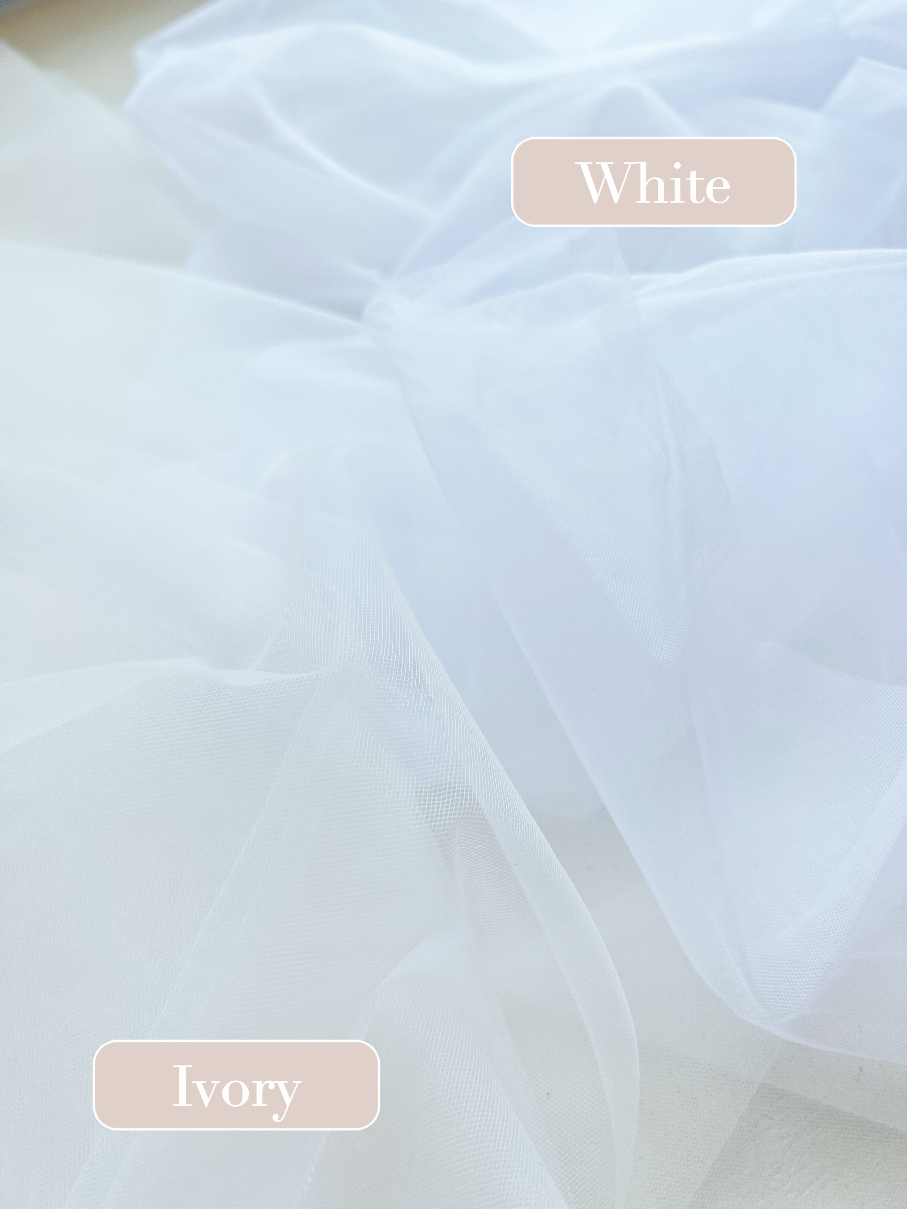 Kate Plain Cathedra Long Veil - Elegant Wedding Veil for Brides | Perfect for Church, Cathedral & Formal Weddings