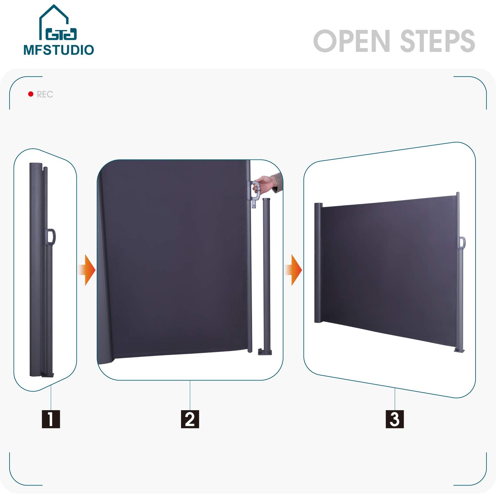 MFSTUDIO Retractable Side Awning - 118