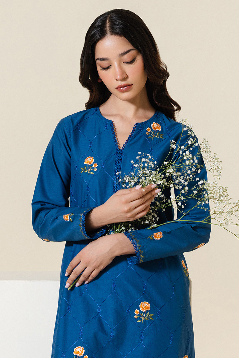 INDIGO ZEAL Embroidered Casual Shirt for Men - Stylish Cotton Button Down Shirt for Office, Date Night & Summer Outfits