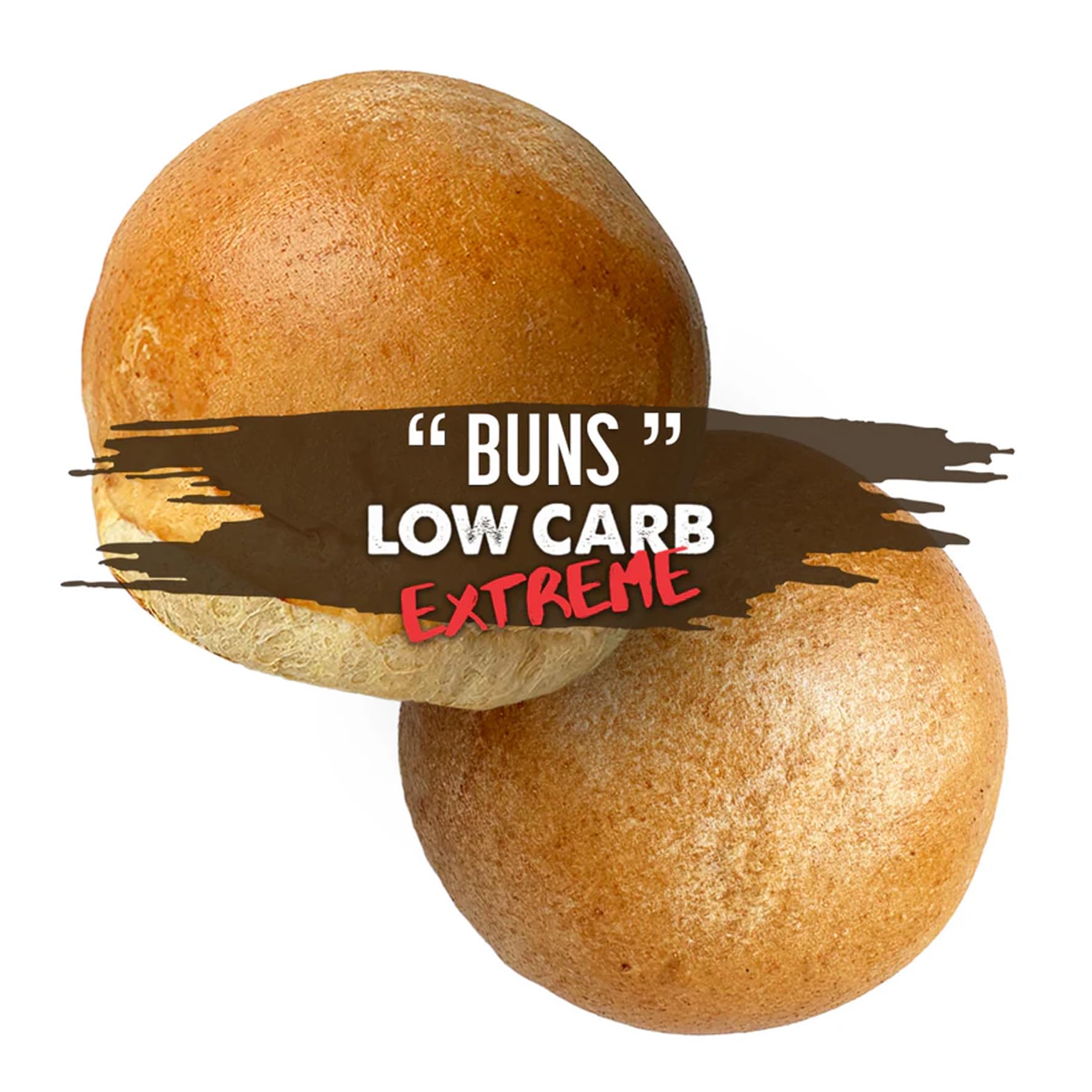 Low Carb Buns - Only 5.5g Carbs Per Bun, Pack of 4 (340g Net Weight) | Perfect for Keto Diet, Weight Loss & Healthy Breakfast