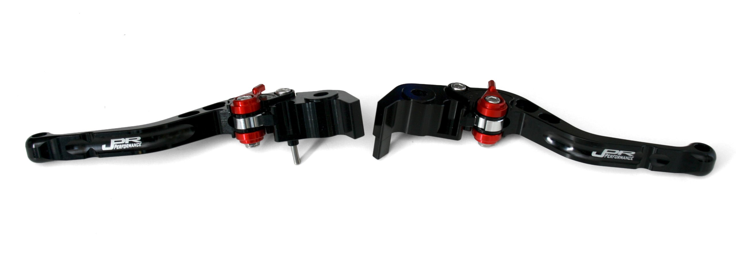 Triumph Daytona 675R Adjustable Brake & Clutch Levers Set - Black with Red Switch (Fits 2011-2012 Models) | Motorcycle Upgrade for Better Control & Comfort | Perfect for Track Days & Street Riding
