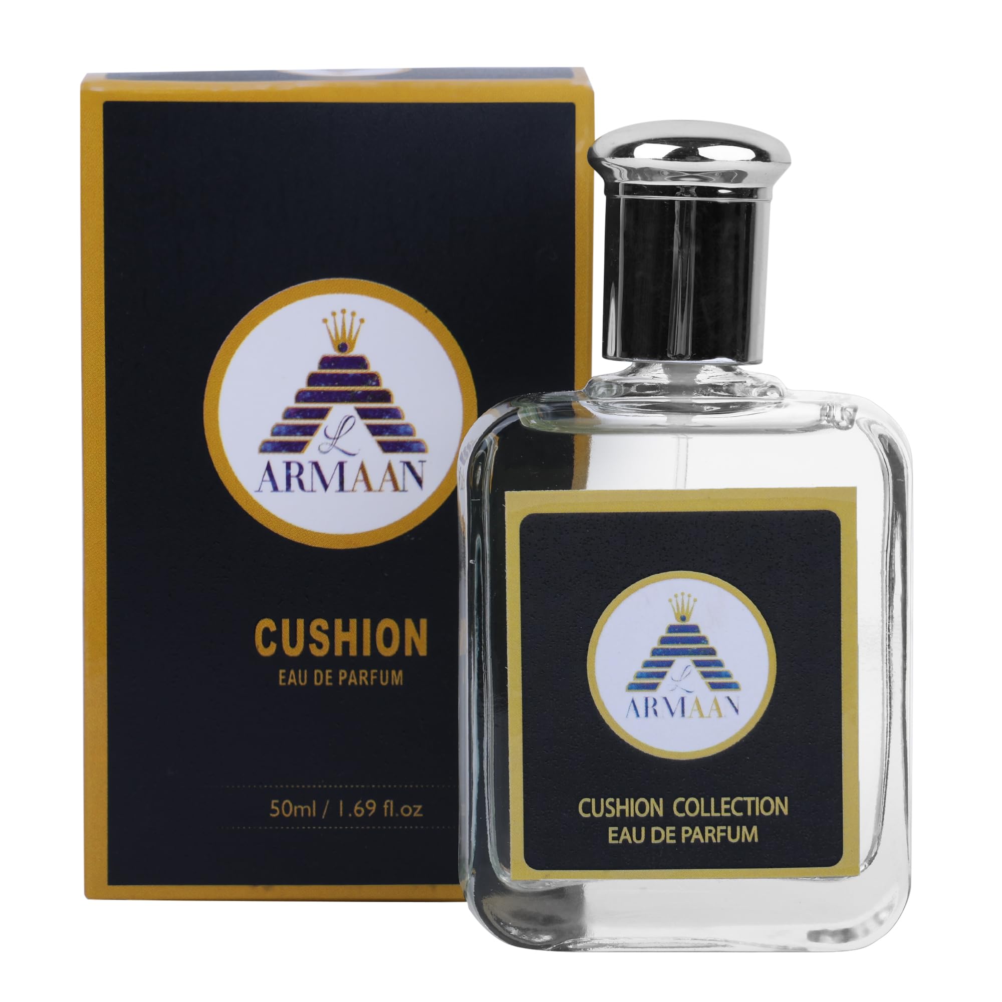 LARMAAN Men's Perfume 50ml - Eau De Parfum with Rose & Jasmine Scent | Long Lasting Luxury Fragrance | Perfect for Date Night, Office & Special Occasions