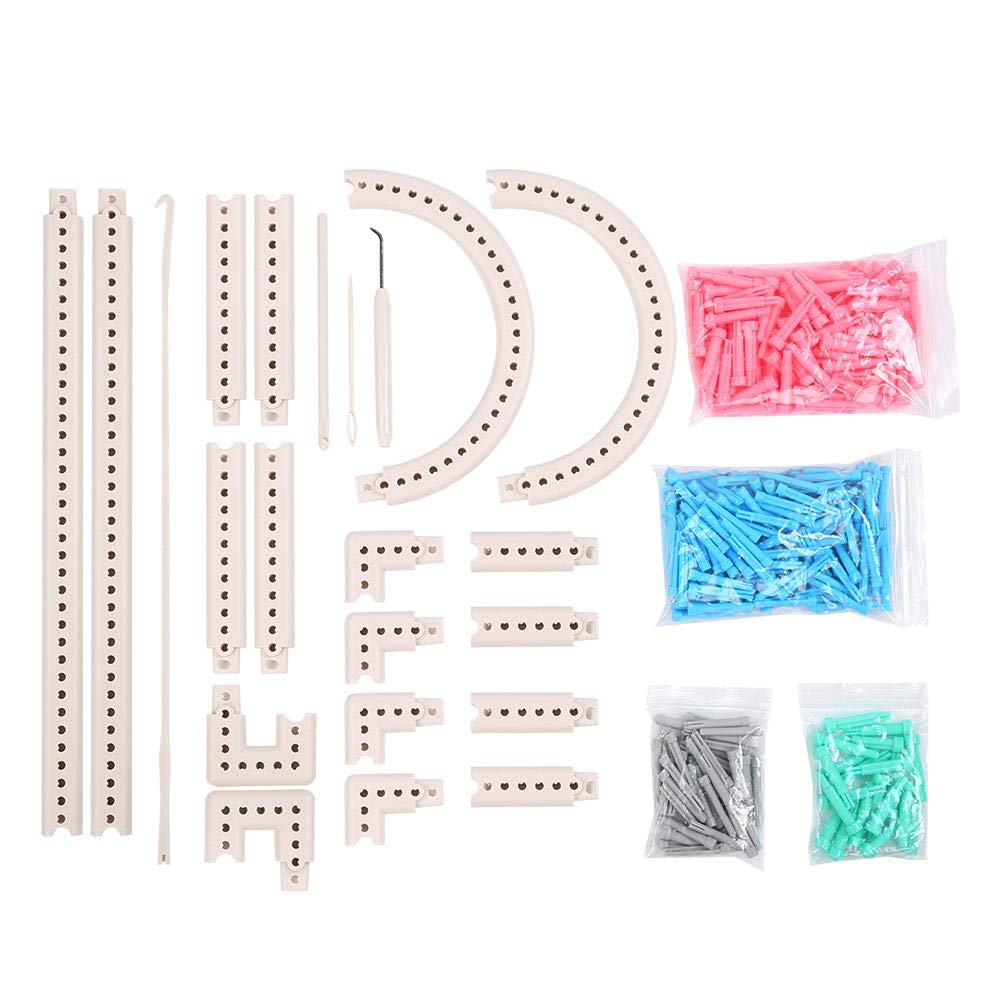 Round Knitting Looms Set - Multi-Functional Knitting Board Weaving Craft Kit with Quick Knit Tool for Hats & Scarves | DIY Handmade Yarn Projects for Beginners & Experts | Perfect for Home Crafting, Gift Making & Relaxation