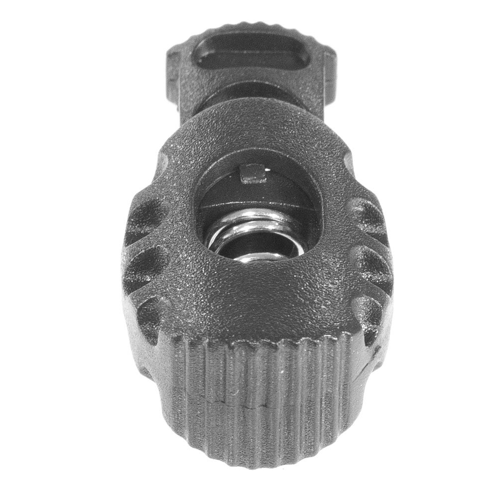 500 Pack Black Turtle Cord Locks - Heavy Duty Plastic Drawstring Toggle Switch with Strong Springs for Backpacks, Hoodies & Outdoor Gear