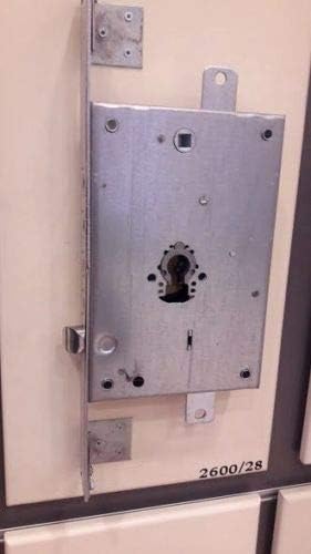 High Security Deadbolt Lock 2600 - Heavy Duty Armored Door Lock with Euro Profile Cylinder Case - Ideal for Home, Office & Commercial Security