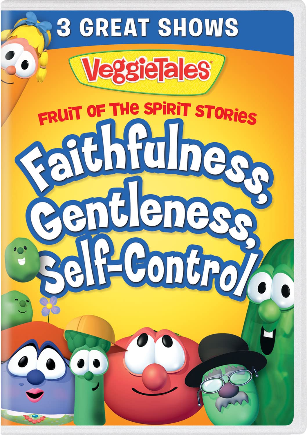VeggieTales: Fruit of the Spirit Stories Vol. 3 - Faithfulness, Gentleness, Self-Control [DVD] | Christian Kids Bible Lessons & Family Movie Night Entertainment