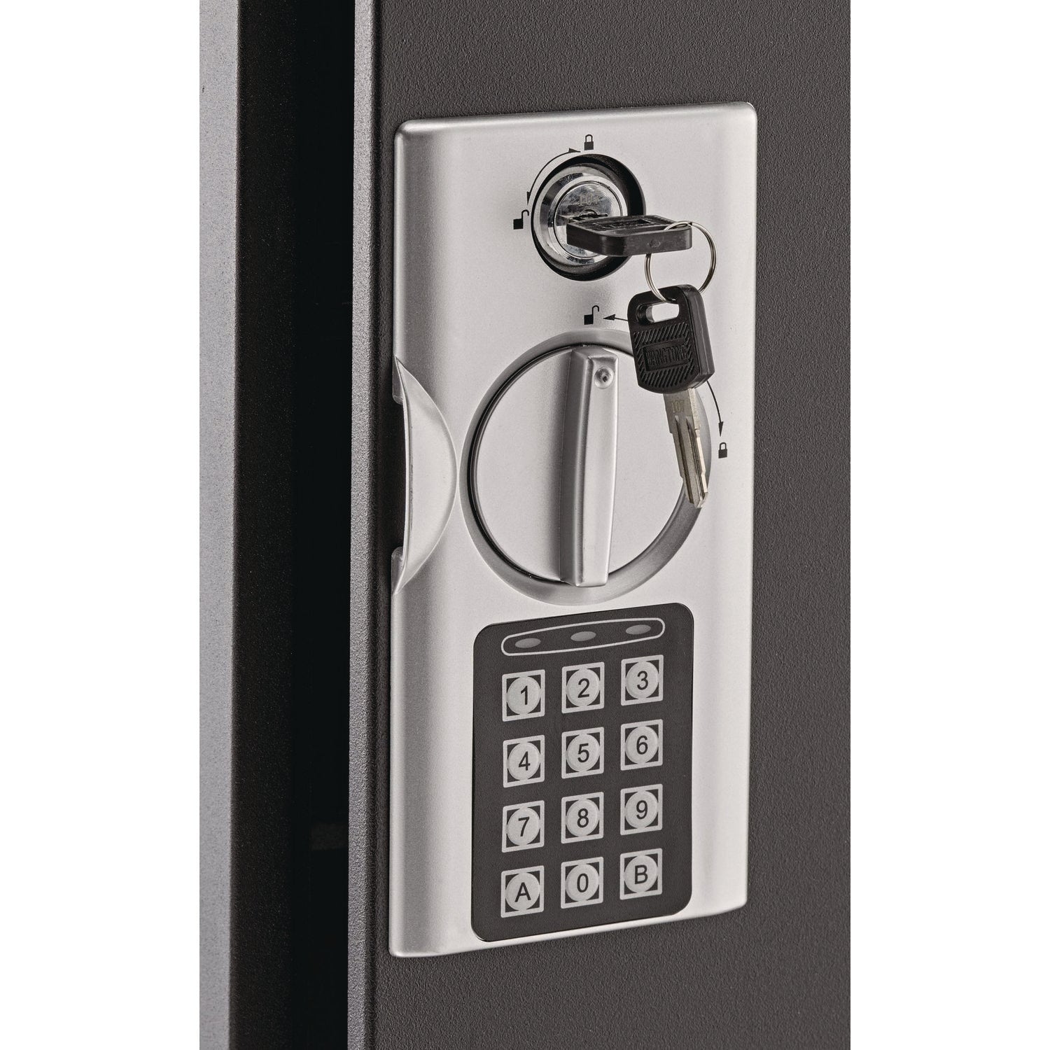 AdirOffice Steel Digital Lock Key Cabinet - 60 Key Capacity, 13