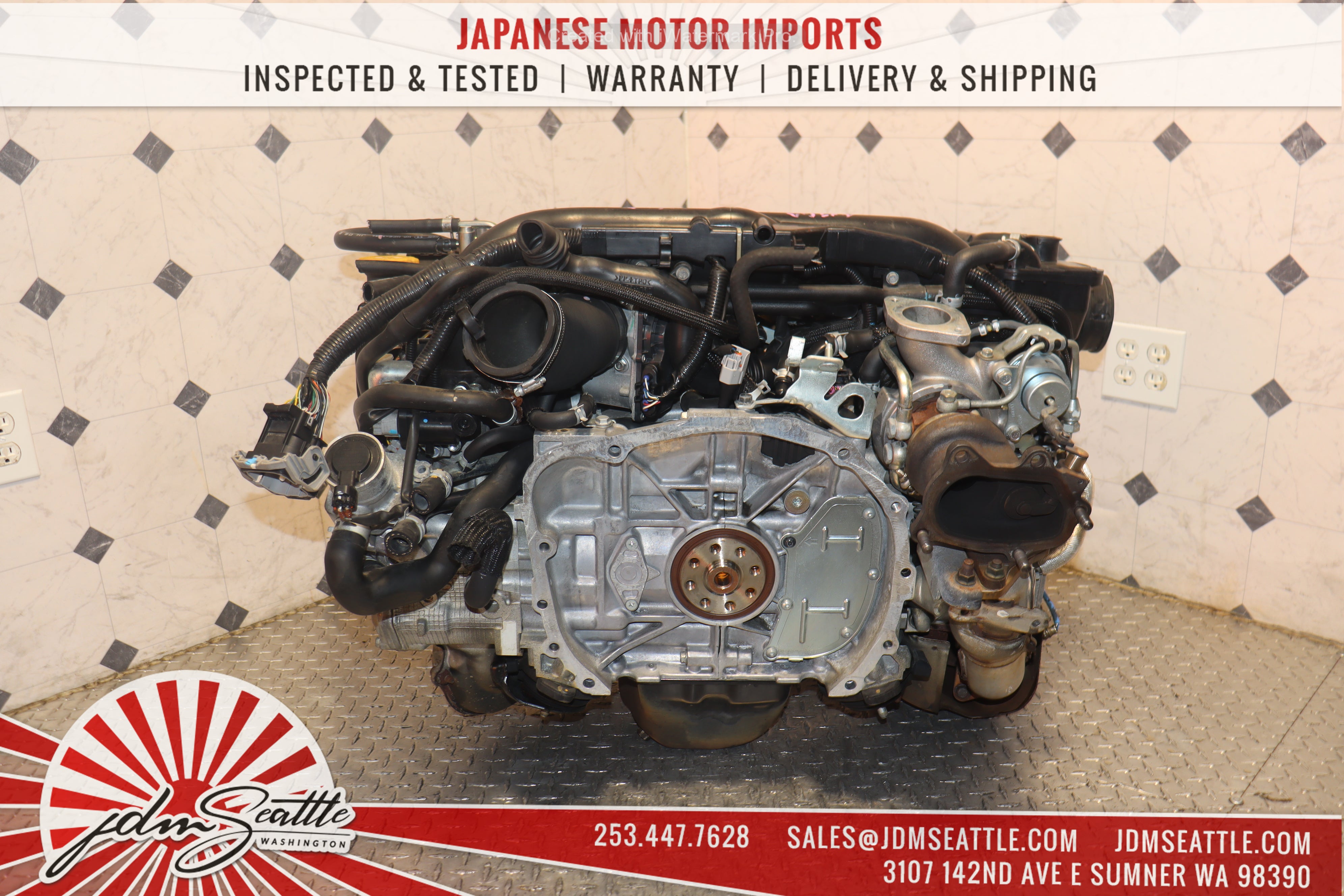 JDM EJ205 Subaru Impreza WRX 2008-2014 Turbo 2.0L Single AVCS Replacement Engine for EJ255 - Perfect for Performance Upgrades & Engine Swaps