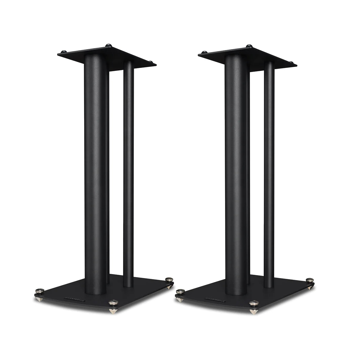 Premium Wharfedale ST 3 Speaker Stands (Pair) - Heavy Duty Studio Monitor Stands for Bookshelf Speakers, Home Theater & Music Listening Setup