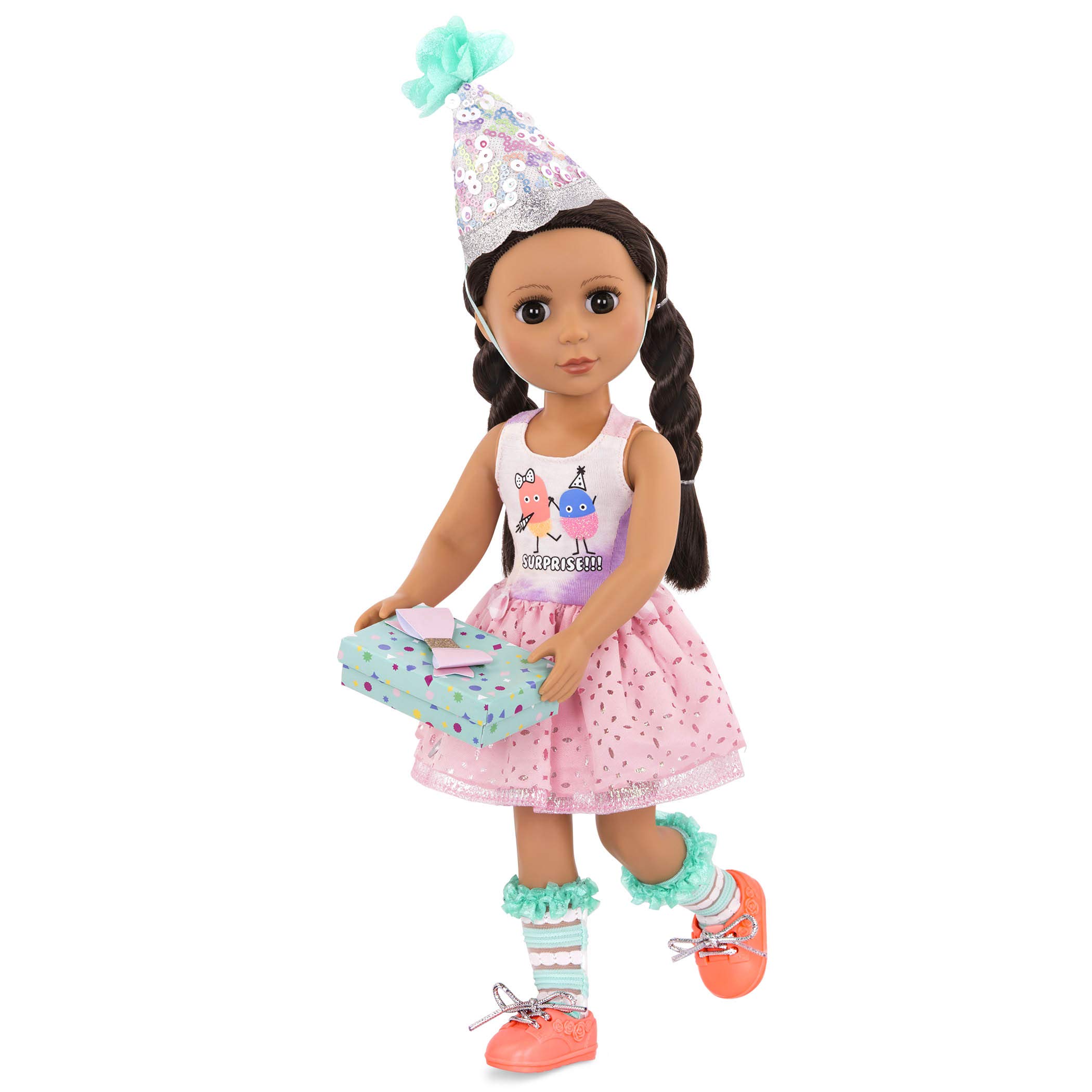 Glitter Girls 14-inch Deluxe Birthday Party Doll with Outfit & Accessories - Perfect Gift for Girls Ages 3+ | Birthday Party, Dress-Up Play & Collectible Toy