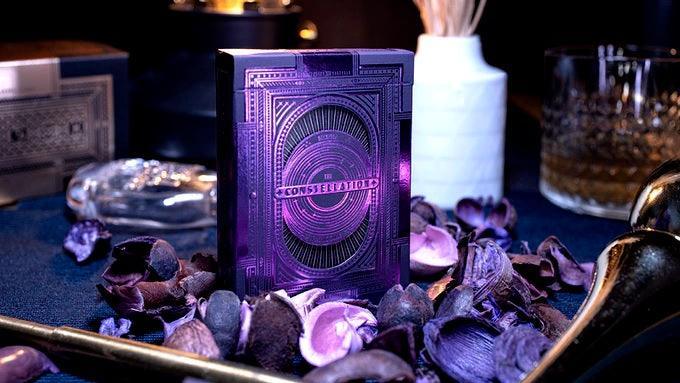 Mystique Purple Constellation Playing Cards - Premium Tarot-Style Deck for Magic Tricks, Cardistry & Collectors | Perfect for Game Nights, Fortune Telling & Unique Gifts
