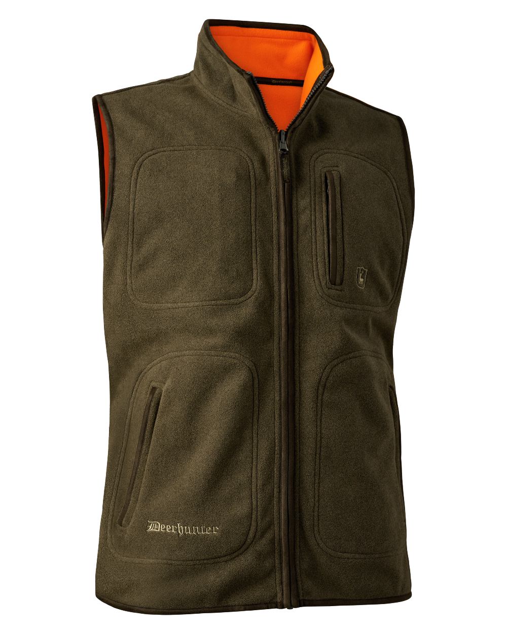 Deerhunter Gamekeeper Reversible Fleece Waistcoat - Warm Hunting Vest for Men & Women - Perfect for Outdoor Activities, Camping, and Wildlife Observation