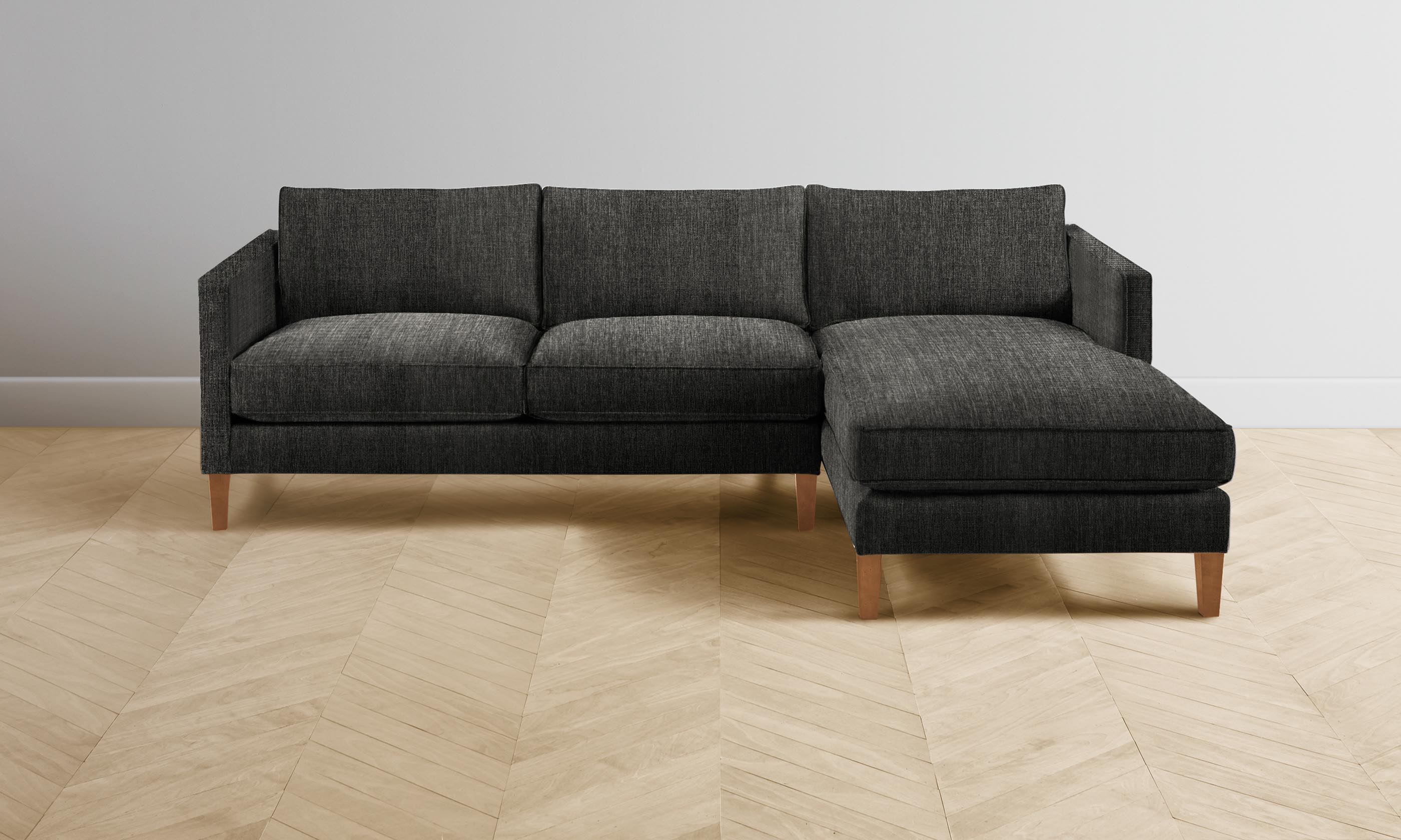 Crosby Sectional Sofa - Performance Tweed Upholstery, Modern Comfort for Living Room & Family Room - Perfect for Relaxing & Entertaining