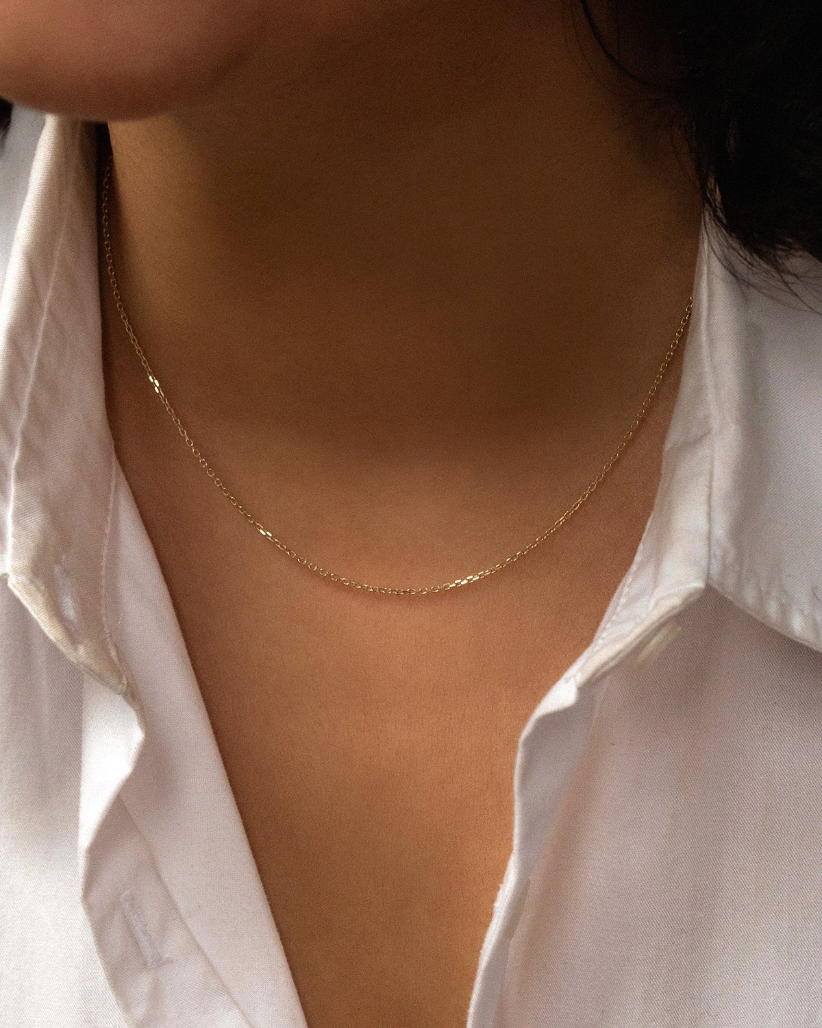 Elegant Silken Rolo Necklace for Women - Sterling Silver Minimalist Pendant Jewelry - Perfect for Everyday Wear, Date Nights & Special Occasions