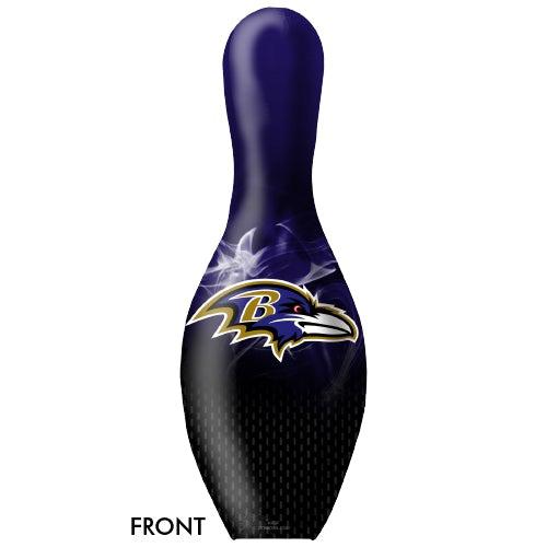 Baltimore Ravens NFL Bowling Pin Set - Officially Licensed Football Team Collectible for Fans, Home Decor & Game Room Accessories - Perfect for Sports Enthusiasts & Gift Giving