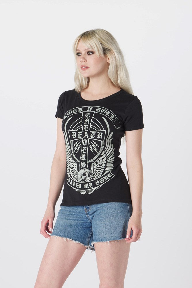 Metal Mulisha Solitude Graphic T-Shirt for Men - Comfortable Cotton Streetwear Tee - Perfect for Skateboarding, Concerts & Casual Outfits