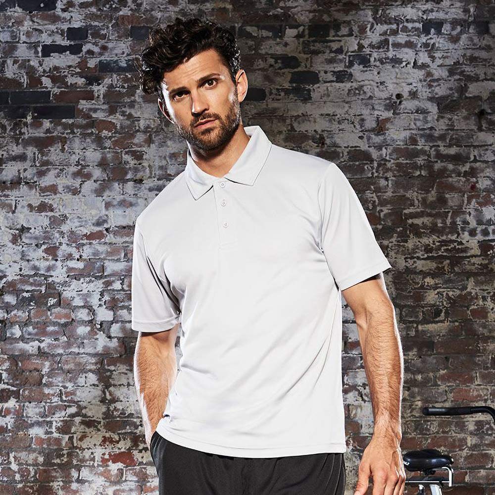 Just Cool Men's Plain Sports Polo Shirt - Breathable Quick-Dry Golf & Casual Wear for Outdoor Activities