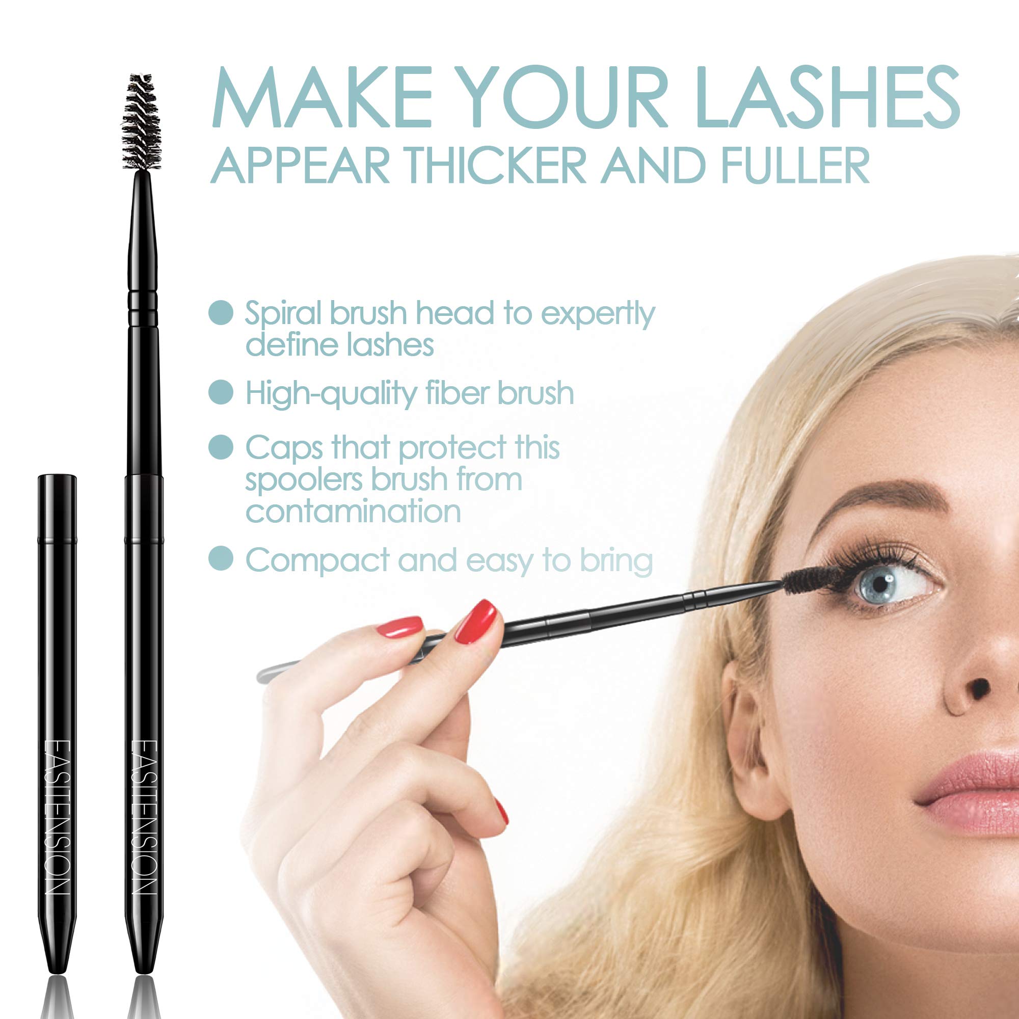 DIY Eyelash Extension Kit - EASITENSION Individual Bounded Glue Lash Clusters for 3D Volume Effect | C Curl Lashes 12mm & 14mm | Home & Professional Use | Perfect for Parties, Weddings & Special Occasions