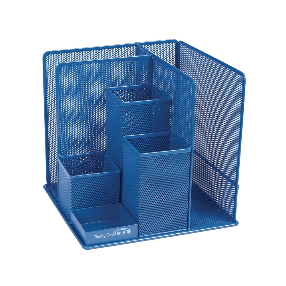 Desktop Mesh Organizer - Premium Office & Home Desk Accessory for Storage & Organization | Perfect for School Supplies, Stationery, and Workspace Essentials