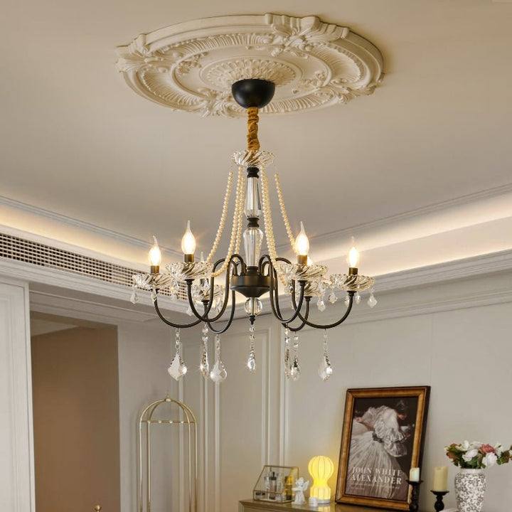 Luxury Empress Crystal Chandelier - Elegant Modern Ceiling Light Fixture for Dining Room, Living Room & Bedroom Decor | Dimmable LED Lighting for Home & Wedding Events
