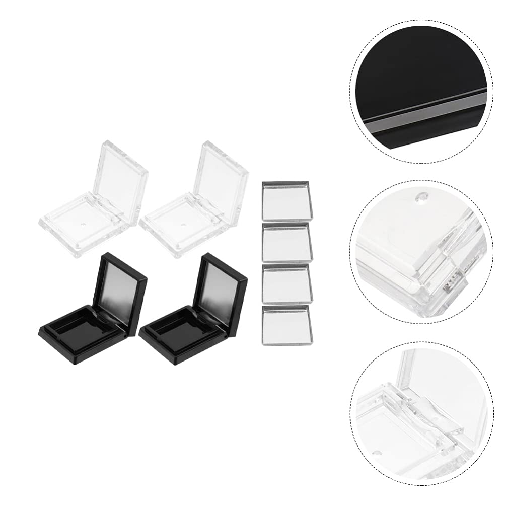 8pcs Glitter Lipstick Palette - Empty Eyeshadow Case for Makeup Storage & Travel