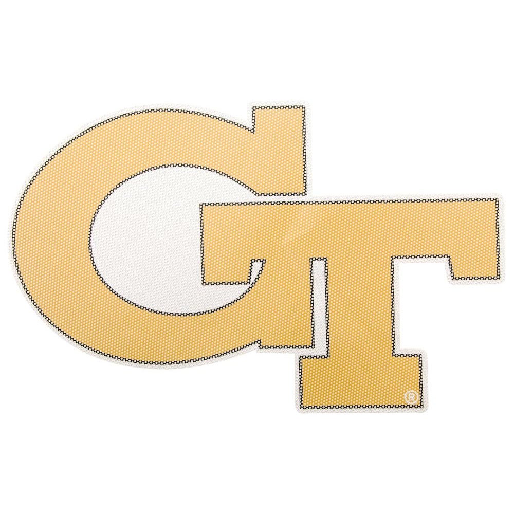 NCAA Georgia Tech Yellow Jackets Large Perforated Window Decal - Perfect for Car, Home, and Office Fan Display