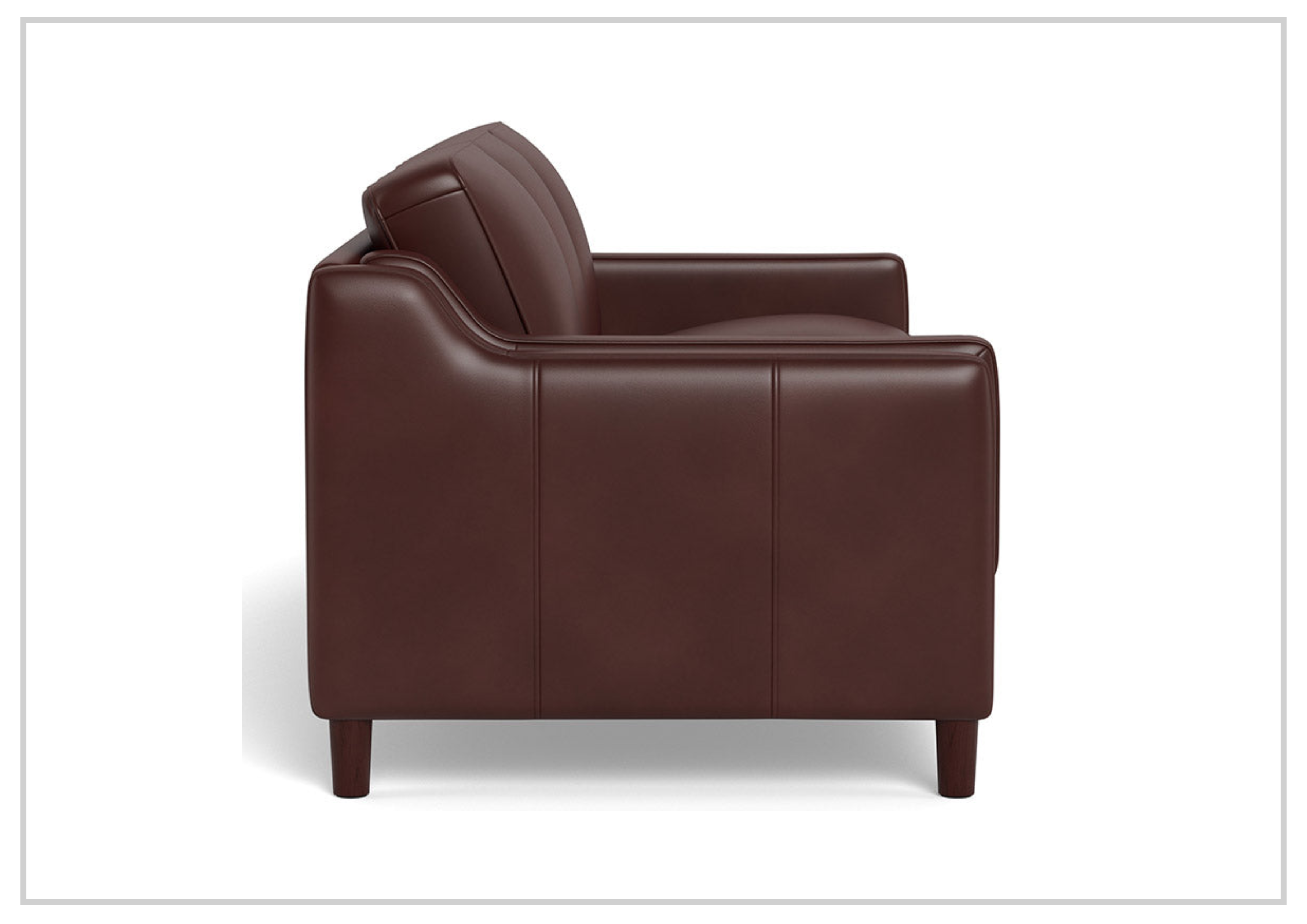 Hydeline Bella 3-Seater Leather Sofa with Track Arms - Modern Living Room Furniture for Home & Office Comfort | Perfect for Lounging, Entertaining & Small Spaces