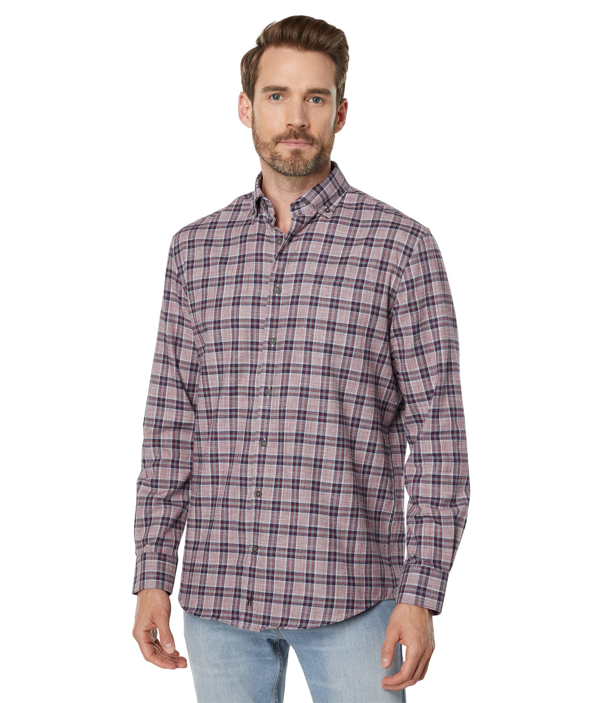 Johnnie-O Vardy Premium Button-Up Shirt for Men | Classic Casual & Golf Wear | Breathable Comfort Shirt for Work, Outings & Weekend Style