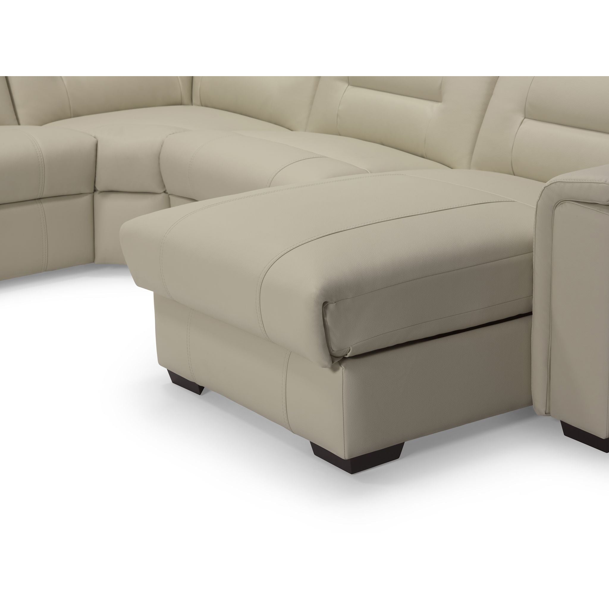 5-Piece Modular Sectional Sofa Set with Reversible Chaise - Modern L-Shaped Couch for Living Room, Family Room, or Apartment