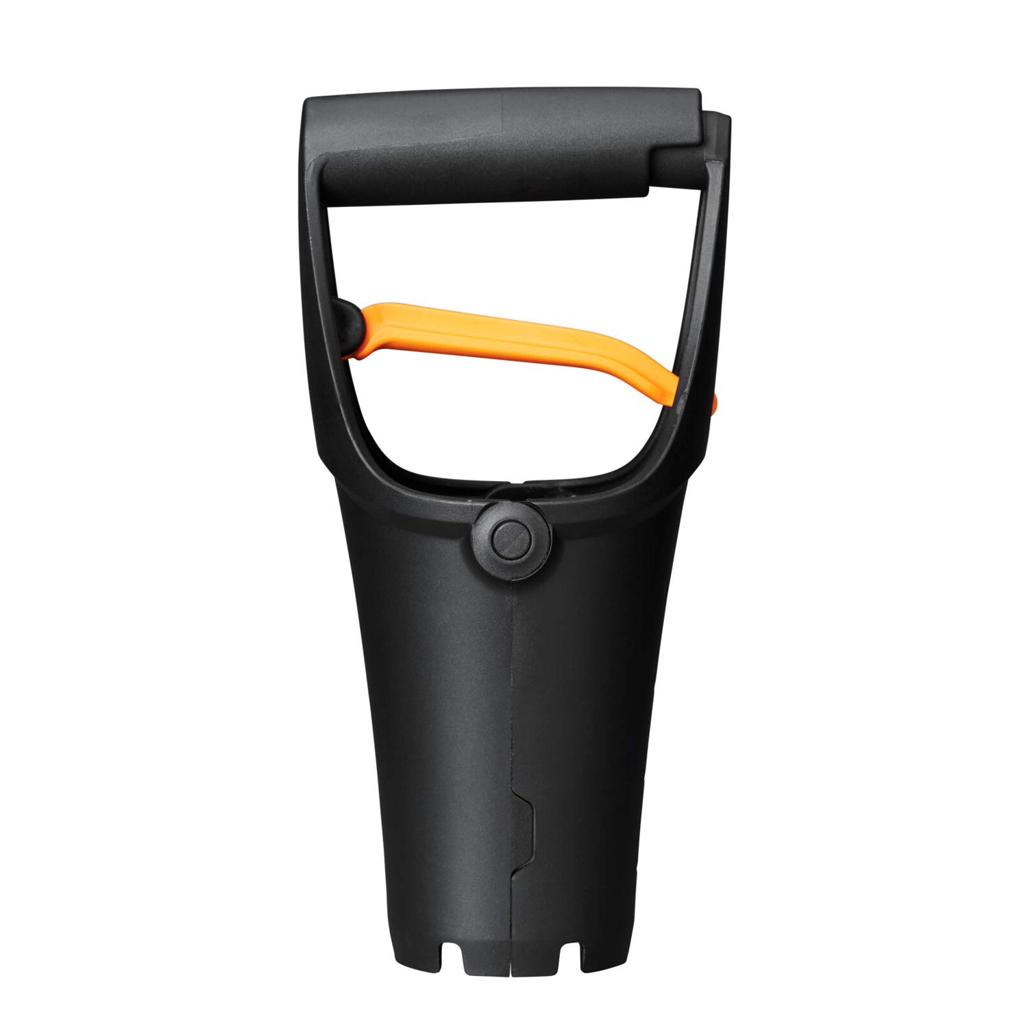 Fiskars Black/Orange Flower Bulb Planter - 24 cm Lightweight Plastic Garden Tool for Planting Bulbs, Seeds & Seedlings - Ideal for Home Gardening, Landscaping & Outdoor Planting (Model 1057079)