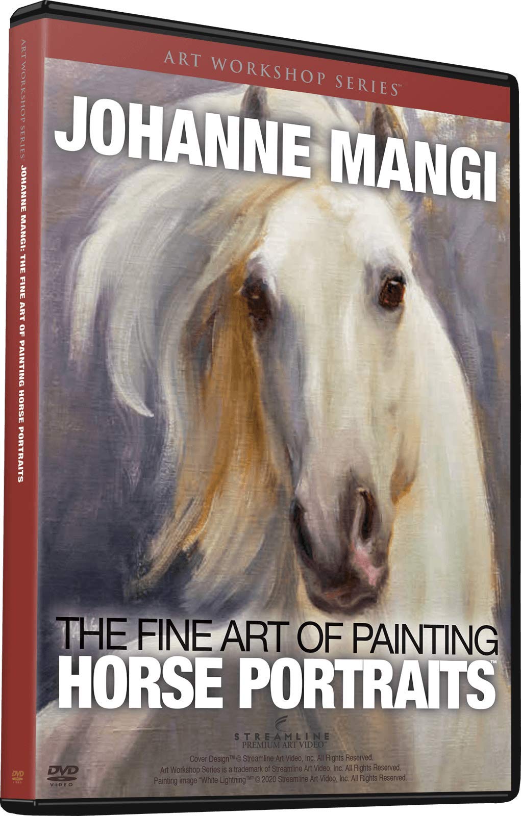 Johanne Mangi: Horse Portrait Painting Masterclass DVD - Professional Art Instruction for Beginners & Advanced Artists | Learn Oil Painting Techniques, Improve Skills & Create Stunning Equine Art | Perfect for Home Study, Art Classes & Gift for Artists
