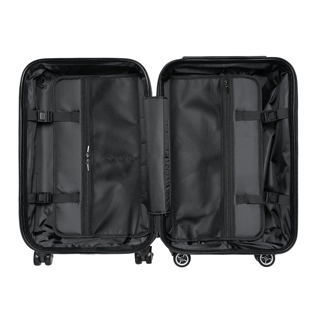 Modern Cabin Suitcase with Stylish Patio Print - Perfect for Travel, Vacation & Outdoor Adventures