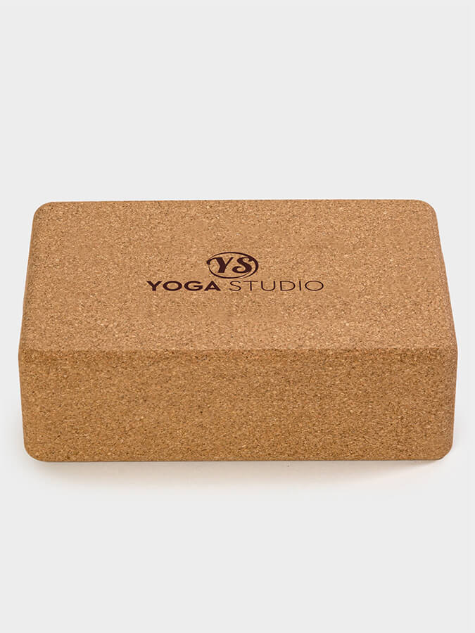 Premium Large Cork Yoga Block - Eco-Friendly & Non-Slip Yoga Brick for Hot Yoga, Pilates & Home Workouts - Ideal for Yoga Studios & Beginners