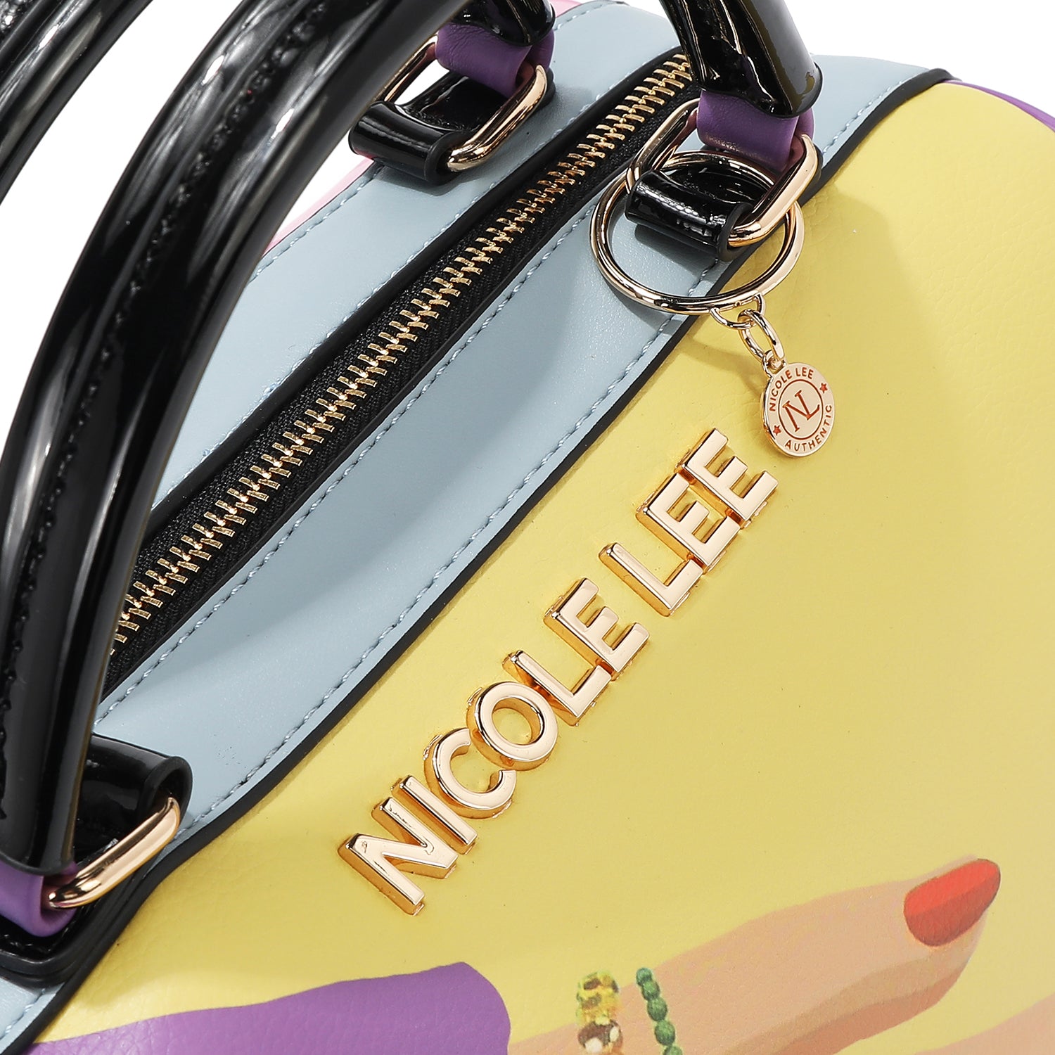 Trendy Nail Polish Handbag for Women - Fashionable Crossbody Purse with Nail Polish Design - Perfect for Parties, Travel & Everyday Use
