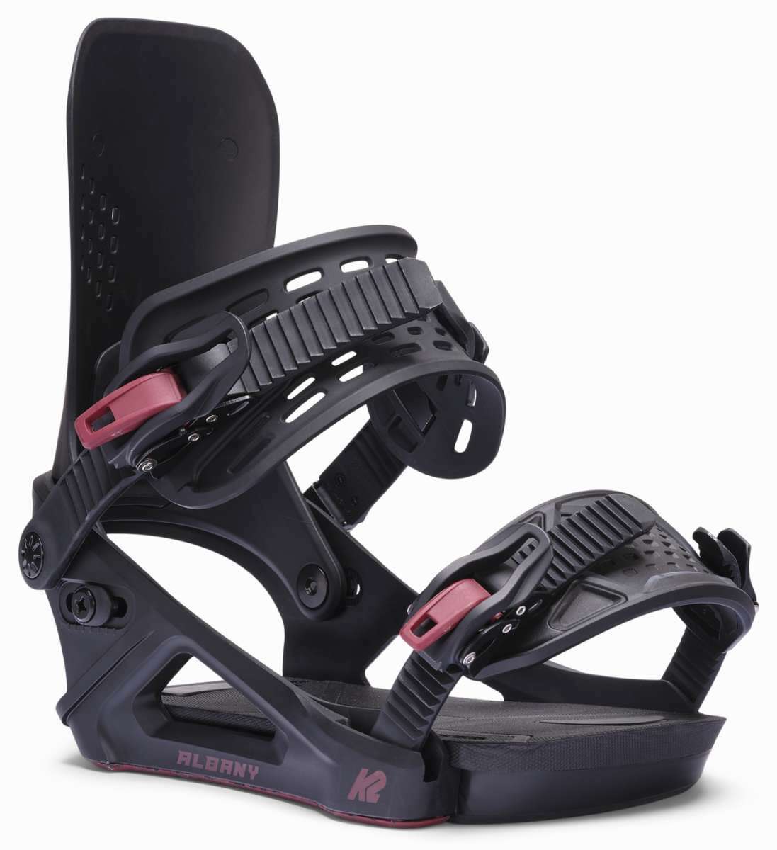 K2 Women's Albany Snowboard Bindings 2025 - Lightweight & Responsive for All-Mountain Riding - Perfect for Freestyle & Powder Snowboarding