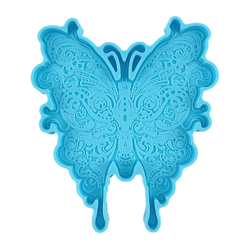 Butterfly Silicone Resin Molds for Coasters, Trays & Wine Racks - Epoxy Casting Molds for DIY Faux Agate Decor - Perfect for Home Decor, Craft Projects & Gift Making