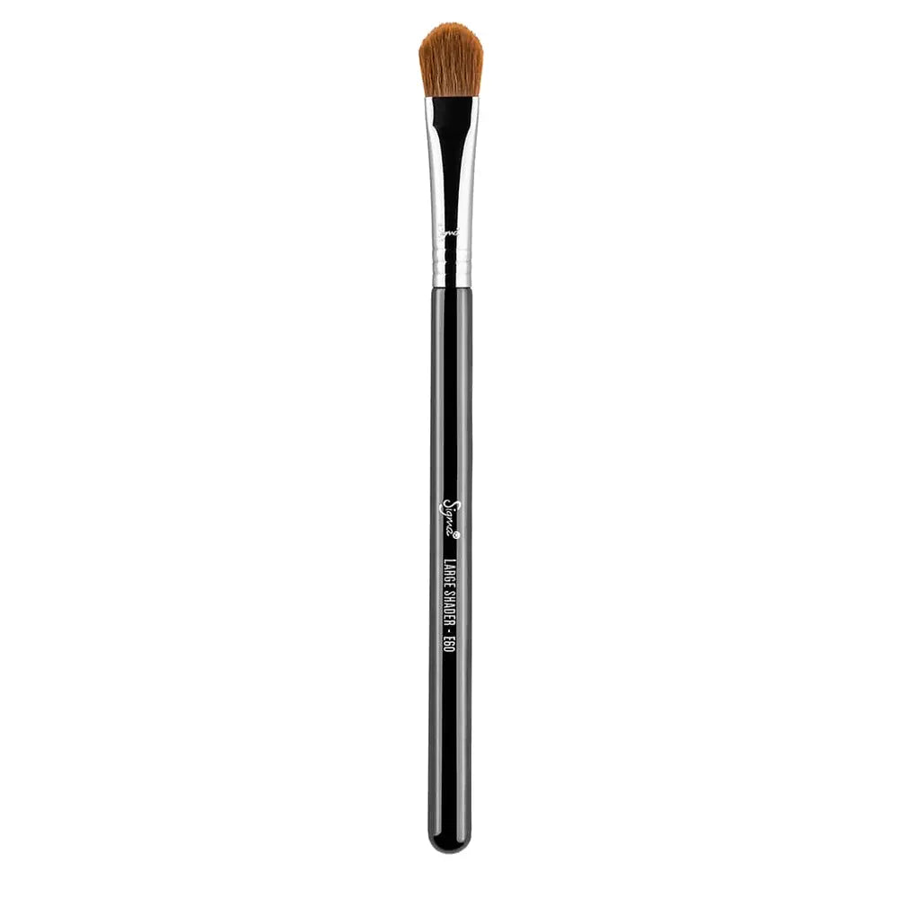 E60 Large Shader Brush - Professional Classic Makeup Brush for Eyeshadow & Blending - Perfect for Pro Artists & Beginners (Wedding, Party, Daily Makeup)