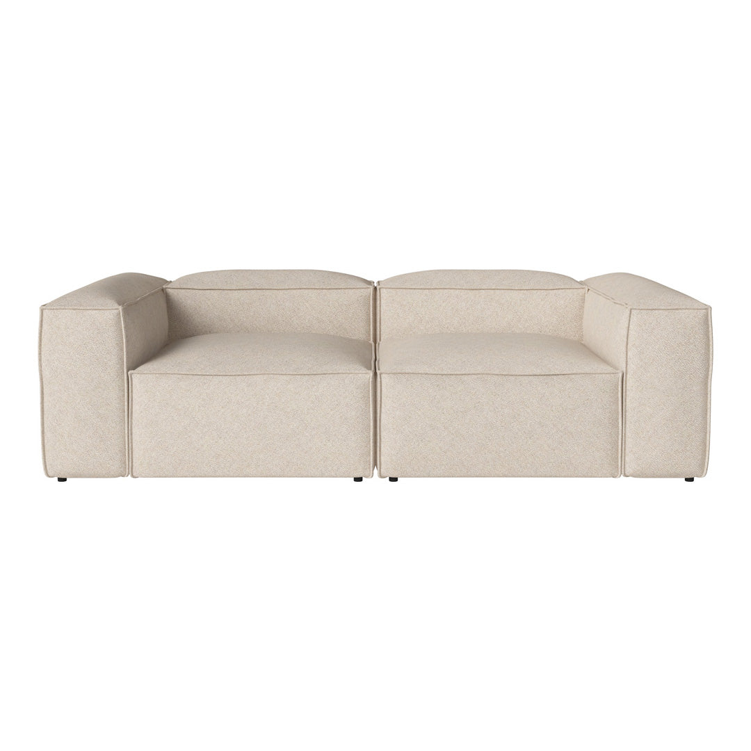 Cosima 2-Seater Sofa - Modern Fabric Loveseat for Small Spaces | Perfect for Living Room, Apartment & Office Waiting Area
